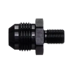 Motamec AN -8 AN8 JIC to M10x1.0 Metric Thread Alloy Fitting Adapter Black