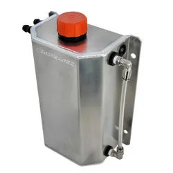 Motamec Alloy 2 Litre Oil Catch Tank with Breather Cap Anodized PLAIN