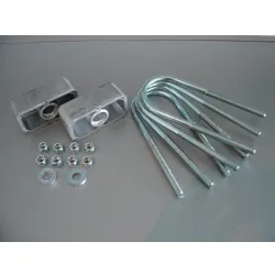 Ford Escort Mk1 & Mk2 Leaf Spring Lowering Block Kit 1-1/2