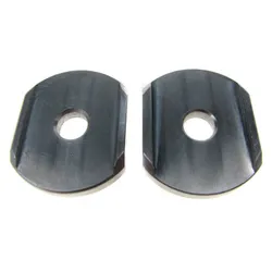 Alloy Clamps for Nylon Alternator Strap x2