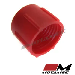 Motamec AN JIC -6 AN6 Plastic Cap for Fuel Oil Hose Dust Cover RED