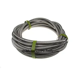 Motamec AN -6 AN6 JIC Stainless Steel Braided Hose Fuel Oil Coolant 1m Metre