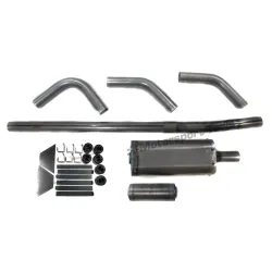 Escort Mk1 Mk2 Tony Law 2-1/4 Exhaust System Kit Twin Box Silencer Re Packable