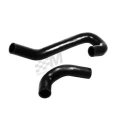 Escort Mk2 Vauxhall XE Red Top Bottom BLACK Radiator Silicone Hoses Water Pipes