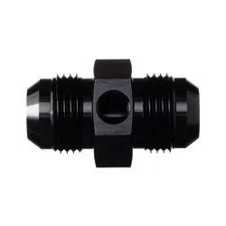 Motamec AN JIC -12 AN12 Male To Male with 1/8" NPT Port Fitting Alloy Adapter Black