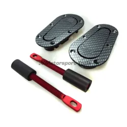 Aerocatch Plus Flush Non Locking CARBON LOOK Top Surface Mount