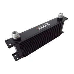 Motamec Oil Cooler 13 Row - 235mm Matrix -12 AN JIC - Black Alloy