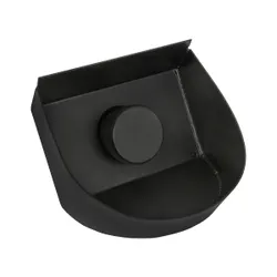 Alloy Fuel Tank Splash Bowl & Filler Neck With Screw Cap BLACK Powder Coated