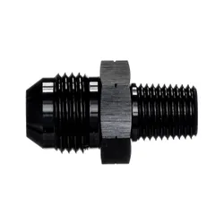 Motamec AN -8 AN8 JIC To 1/4" BSPT Thread 1/4x19 Alloy Fitting Adapter Black