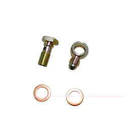 OBP 7/16 UNF Banjo Bolt Fittings with 2 x Washers OBPBAN01