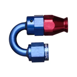 Motamec AN JIC -4 AN4 180 Degree Swivel Teflon PTFE Hose Fitting End Alloy Fuel Oil