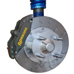 Escort Mk1 Mk2 AP 4 Pot Radial CP4567 Brake kit 277 x 25mm J-Hook - 13 Wheel