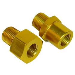 Sytec Alloy Male-Female Fuel Union Fitting 1/4 NPT - M12x1.25 ASA07