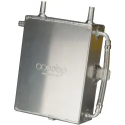 OBP Baffled 2 Litre Square Bulk Head Mount Oil Catch Tank OBPCT006