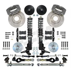 Escort Mk1 Mk2 Complete Front Suspension Kit - GAZ Adjustable & Wilwood Brakes