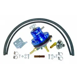 Sytec 1:1 Motorsport Adjustable Fuel Pressure Regulator Kit Blue VK-MSV-ECO3-B