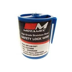 Motamec Motorsport 0.81mm Aircraft Spec DTD189 Stainless Steel Safety Lock Wire