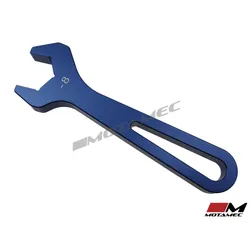 Motamec AN -8 AN8 JIC Aluminium Alloy Spanner Wrench Open End Blue