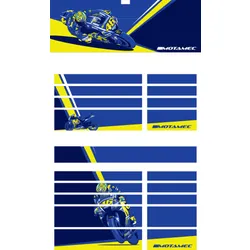 Motamec PRO94 Tool Chest Yamaha Racing Magnetic Sticker Decal Set