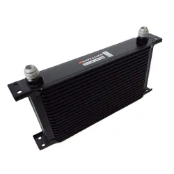 Motamec Oil Cooler 19 Row - 235mm Matrix -10 AN JIC - Black Alloy