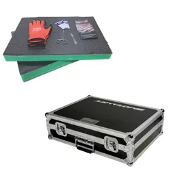 Motamec MTB-200 Flight Case Black -Green Foam
