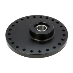 Escort Mk2 Alloy Top Mount Eccentric Large Hole Anodized Black Spherical Bearing