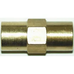 Automec Brake Pipe Brass Inline Connector Fiting Female 3/8 UNF
