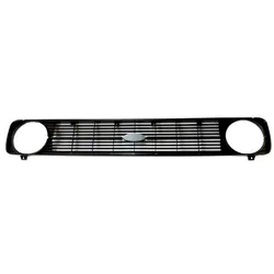 Ford Escort Mk2 MAGNUM Front Grill Round Headlamps for Oval Badge-Plastic Grille