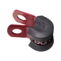 Motamec AN -3 AN3 4.8mm ID Cushioned P Clip Hose Clamp Rubber Aluminium