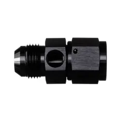 Motamec AN JIC -10 AN10 Female To Male with 1/8" NPT Port Fitting Alloy Adapter Black
