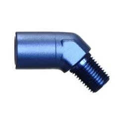 Motamec 1/4" NPT 45 Degree Female to Male Elbow Alloy Adapter Fitting