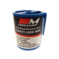 Motamec Motorsport 0.61mm Aircraft Spec DTD189 Stainless Steel Safety Lock Wire