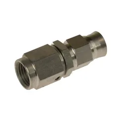 Motamec -3 AN M10 x1mm Female Straight Swivel Stainless Steel Brake Fitting