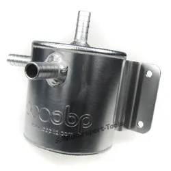 OBP 0.5 Litre Round Bulk Head Mount Oil Catch Tank OBPCT003