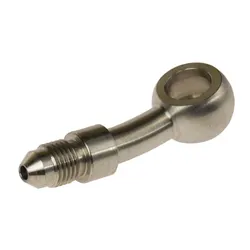 Motamec -3 AN 3/8 UNF - 3/8 or M10 Long 20 Degree Stainless Steel Banjo Fitting