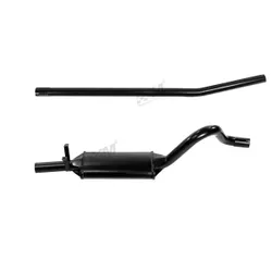 Ashley Escort Mk1 Mk2 X-Flow / Crossflow Exhaust System Single Box - 2.25 L/H