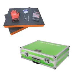 Motamec MTB-200 Flight Case Green -Orange Foam