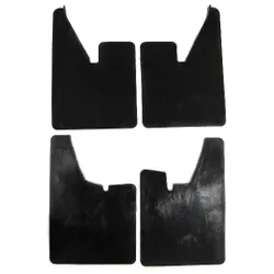 Escort Mk2 Moulded Mudflap Set GRAVEL / FOREST Shaped Mud Flaps 4 Piece - Black