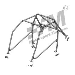 Escort MK1 Safety Devices Roll Cage 6 point Bolt In Single door Wheel Arches