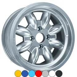 Genuine Minilite 7.0 x 15 Alloy Wheel Standard Fitting Anthracite ET-3