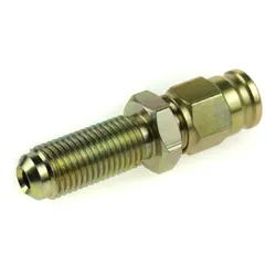 Motamec Male Bulkhead Convex Brake Fitting M10 x1.0 > -3 AN Teflon Hose Aeroquip