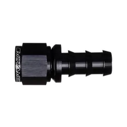 Motamec -10 AN10 Straight Push On Hose End Alloy Fuel Oil Fitting Black