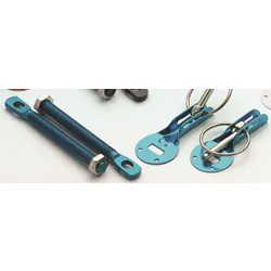 Alloy Competition Bonnet Pin Kit - Blue