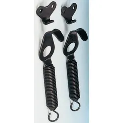 Boot Bonet Springs Fastners Black Steel Set Kit Car