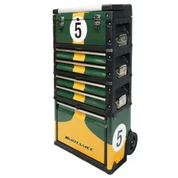 Motamec Modular Tool Box Trolley Mobile Cart Cabinet British Racing Green C41H