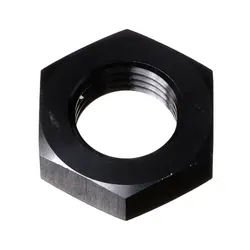 Motamec AN JIC -6 AN6 Nut for Bulkhead Fittings Alloy Black