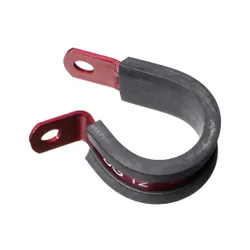 Motamec AN -12 AN12 19.1mm ID Cushioned P Clip Hose Clamp Rubber Aluminium