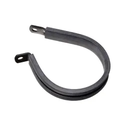 Motamec AN -32 AN32 60mm ID Cushioned P Clip Hose Clamp Rubber Aluminium Black