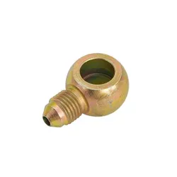 Motamec Brake Fitting Single Banjo Adaptor 3/8 / M10 Bolt to 3/8 UNF Take off -3