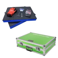 Motamec MTB-200 Flight Case Green - Blue Foam